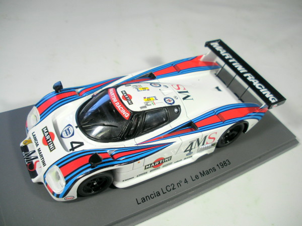 スパーク 1/43【Lancia LC2 #4 LM 1983】S0650 ミニカー