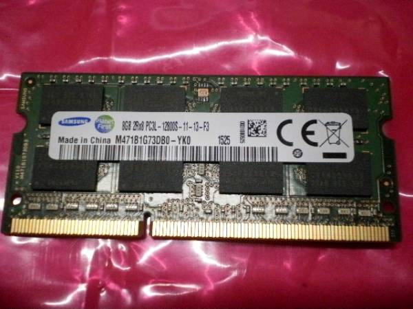 SAMSUNG 8GBメモリ 2R×8 PC3L-12800S-11-13-F3 【公式通販】
