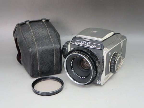 ZENZA BRONICA レンズ Nikon NIKKOR-P 1:2.8 f=75mm 中古24神32