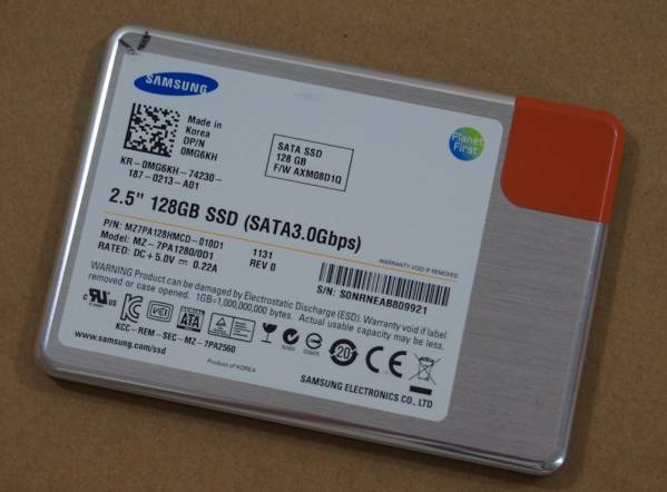 ◆SAMSUNG SSD SATA 128GB 2.5インチ