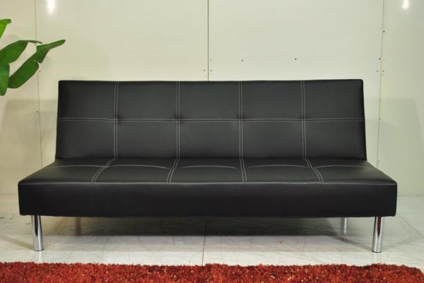 送料無料1円アウトレット展示品北欧モダンソファーベッド190黒