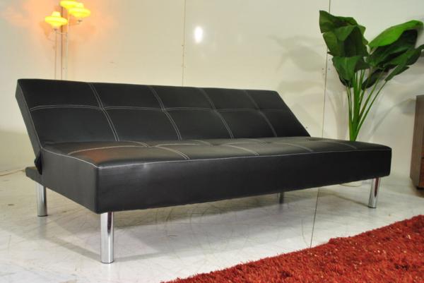 送料無料1円アウトレット展示品北欧モダンソファーベッド190黒
