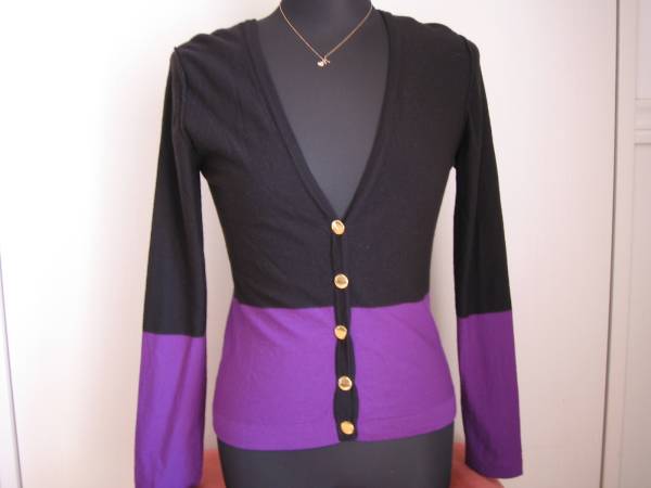 ソニアリキエル★バイカラーカーディガン★38