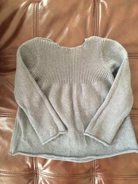 ボンポワン ニット セーター グレー 3歳 美品