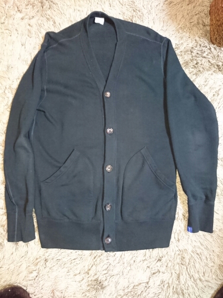 ☆LOOPWHEELER スウェットカーディガン黒 XL☆ループウィーラー ループ