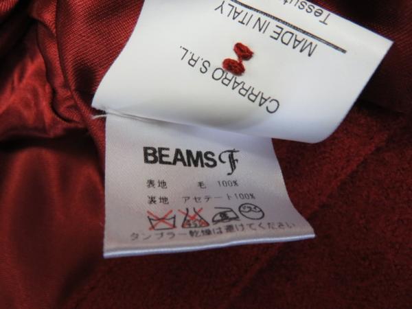 f ビームスエフ Y.AkamineイタリアWalkerウールコート 2664⑥