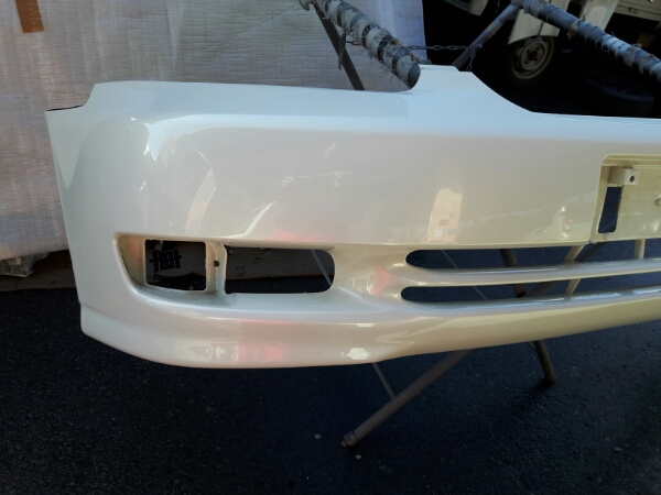 美品 VERTEX JZX110 MARKⅡ 表側バンパー-bumper パールホワイト 即決