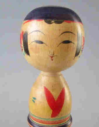 こけし、郷土玩具・・・佐藤春二の１９，５センチ