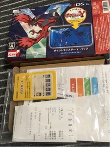 ニンテンドー3DS ＬＬ 中古 ポケモン 動作確認済 データ無初期化 ポケモンバンク 任天堂3DSLLレッド
