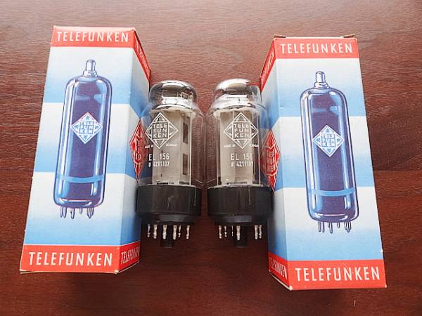 Telefunken EL156 中古チェック品2本 その3 真空管 テレフンケン