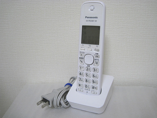 ■Panasonic 増設子機 KX-FKD401-W 中古品□