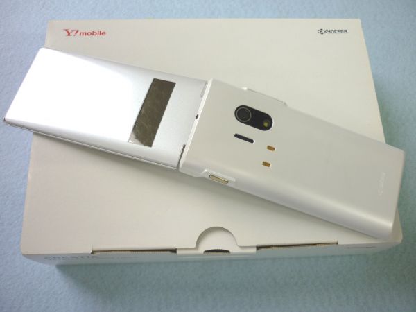 良品 WILLCOM 402KC CRESTIA ウィルコム ワイモバイル 0334