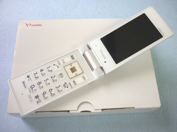 良品 WILLCOM 402KC CRESTIA ウィルコム ワイモバイル 0334