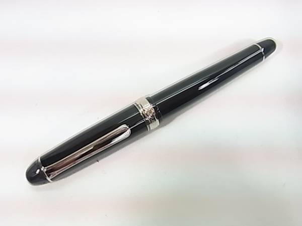 [87]万年筆 プラチナ センチュリーロジウム黒ダイヤ ニブF