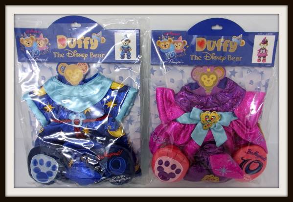 新品　ダッフィー シェリーメイ 10周年 コスチューム 10周年 ディズニーシー ダッフィー シェリーメイ セット 東京