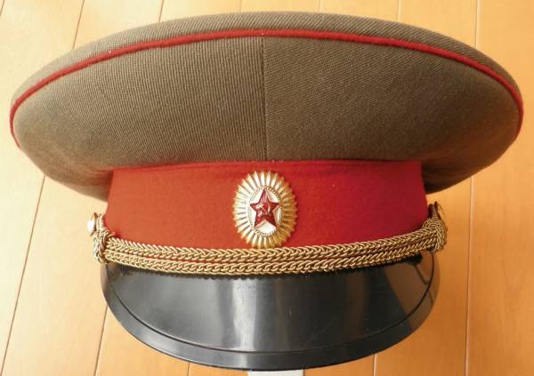 ソ連軍 ソビエト軍 歩兵将校 制帽 ロシア軍 日本軍