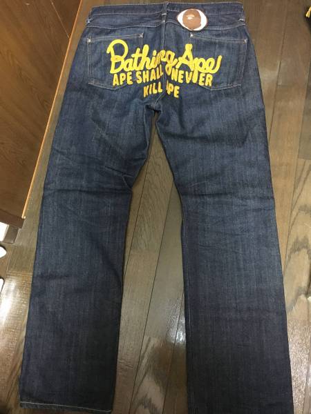 A BATHING APE バックチャンピオンロゴ 刺繍USED Size【M】