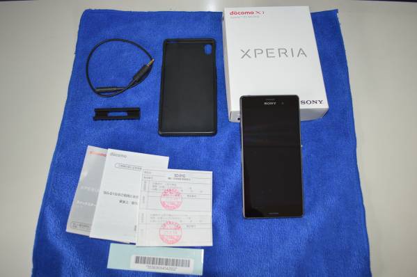 SONYdocomoXperia Z3 SO-01G ブラックシムフリー化〇判定おまけ