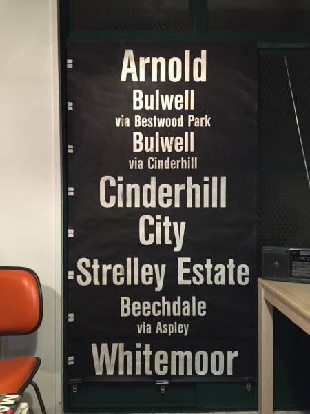 antique BUS ROLL SIGN ENGLAND イギリスのおしゃれなビンテージ雑貨