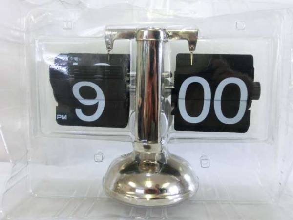 【未使用】ＩＤＥＡ　スケルトンパタパタクロック　カルス(133)