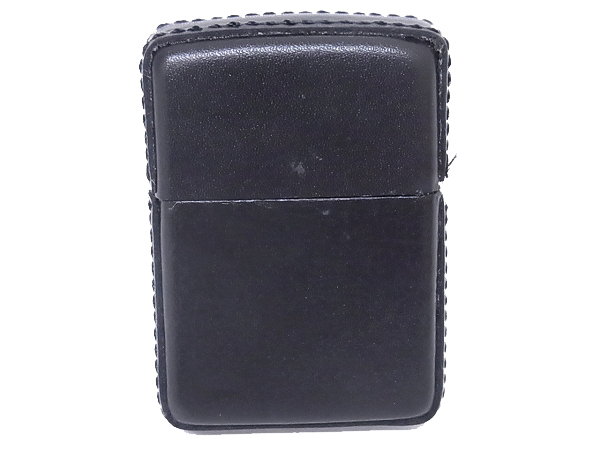 ZIPPO/ジッポー ラッキーストライク/タバコ　革巻き ブラック