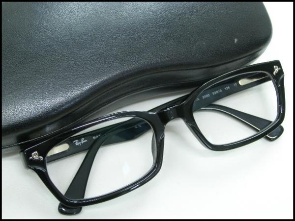 K8812f18■Rayban レイバン メガネ 眼鏡 RB5017-A 黒縁■rb