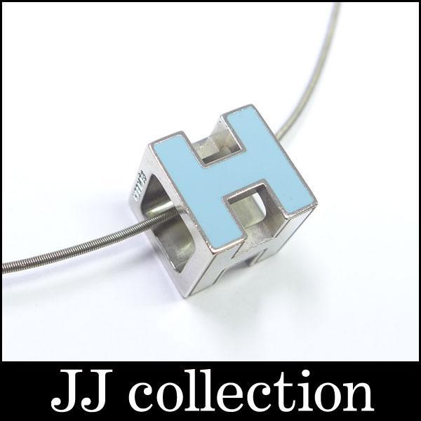 エルメス カージュドアッシュ キューブ ネックレス シルバー