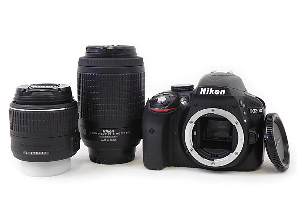 Nikon D3300 ダブルズームキット D3300WZBK 一眼レフ N1751381
