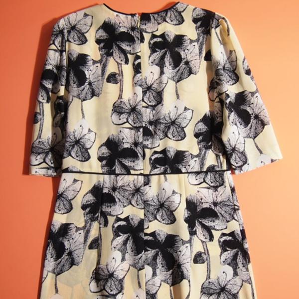 z9053P■新同 MARNI(マルニ)春夏 花柄 シルクワンピース■rb