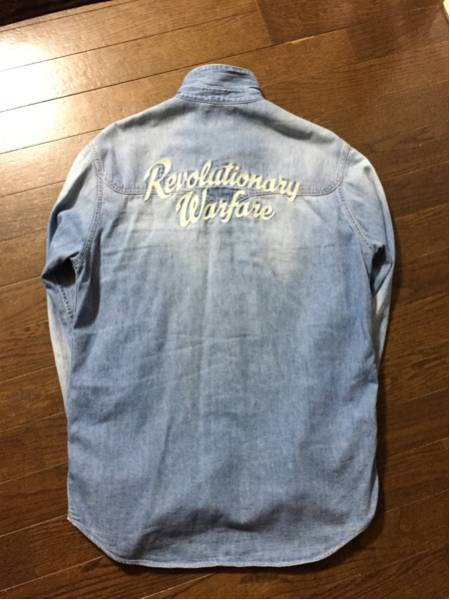 WTAPS 11AW ALLMAN Lサイズ ダブルタップス デニムシャツ 16