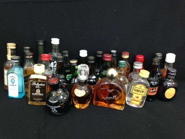 古酒 ミニボトル色々28本セット全て未開栓 飲料・酒 未開栓 ウイスキー