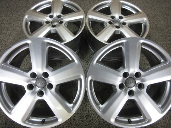 アウディ純正 A4等 18×8J OFF+43 PCD112 4本セット 中古 売切り