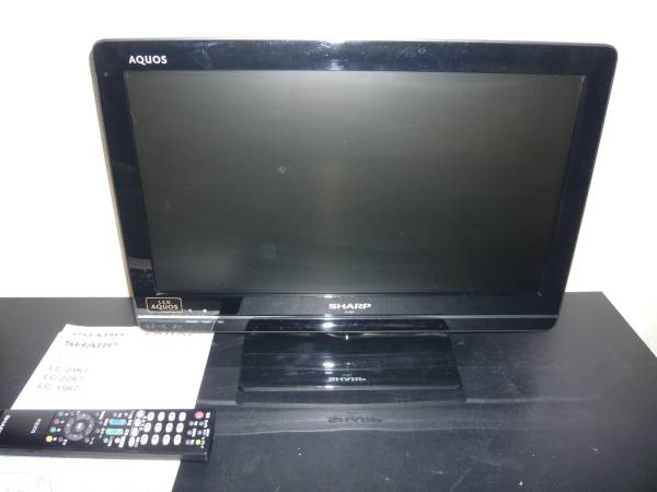 ♯　12製シャープ AQUOS LED省エネテレビ中古【LC-19K7黒】