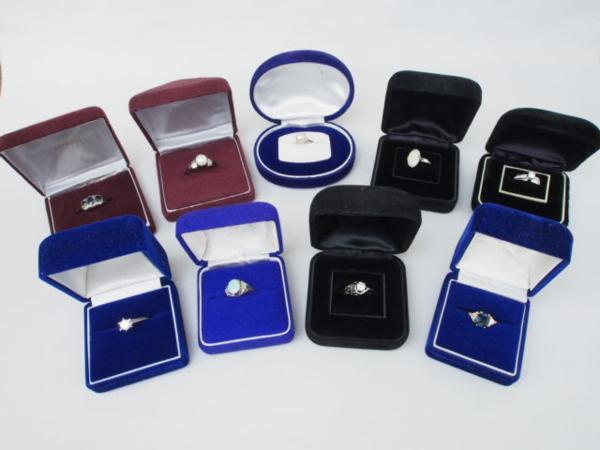 デザインリング 豪華9点まとめて オパール 真珠 シルバー等 指輪