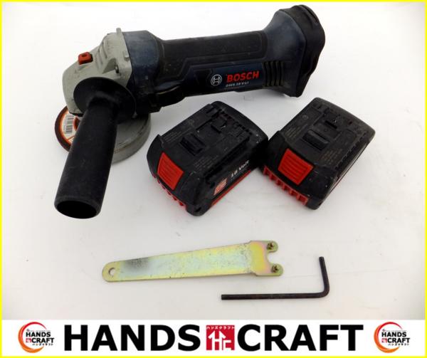 BOSCH 充電ディスクグラインダー GWS 18V-LIH バッテリ2個付 BOSCH 充電ディスクグラインダー GWS 18V-LIH バッテリ2個付