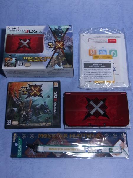 美品 NEW nintendo 3DS LL モンスターハンタークロス amazon限定