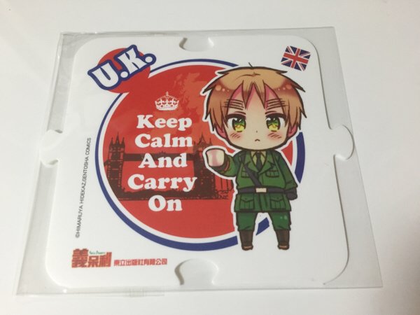 ☆ ヘタリア 台湾版 初回限定特典 コースター イギリス