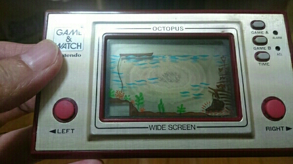 任天堂 1981年 ゲーム＆ウォッチ オクトパス