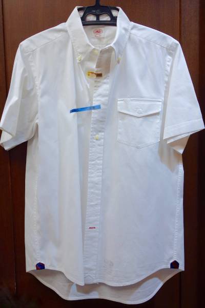 J.PRESS半袖シャツ ホワイト Mサイズ!
