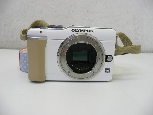 OLYMPUS　PEN Lite E-PL1　レンズキット　ホワイト ○ 43628-1
