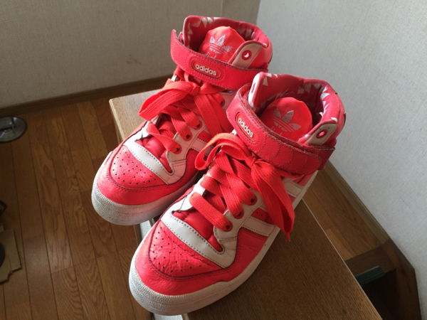 adidas adidas アディダススニーカー ショッキングピンク 25.5cm