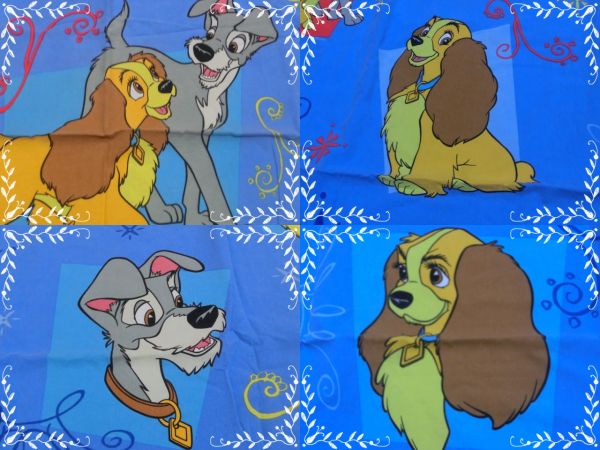 激レア◆イギリス◆わんわん物語　カバー シーツ*生地*リメ