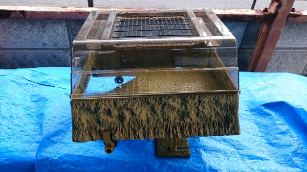 中古 Turtle Topper タートル トッパー 水棲カメ用バスキング場(飼育