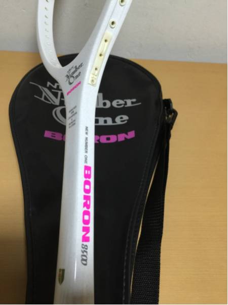 Kawasaki BORON8500 NEW Number One テニスラケット 希少品：木製