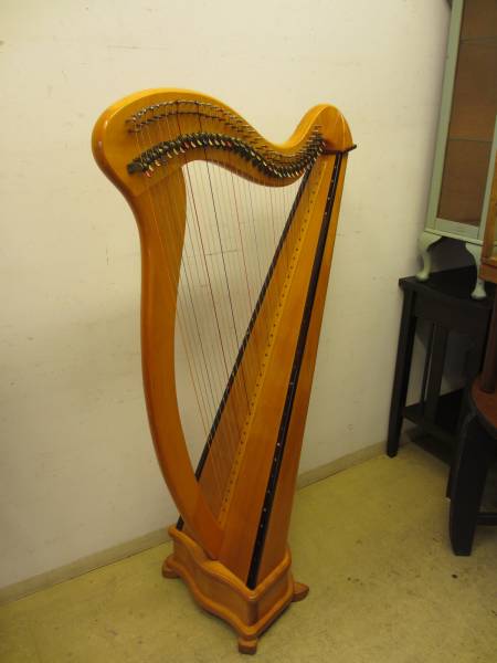 AOYAMA 140D 36弦 青山ハープ レバーハープ HARP 調弦キー付 日本製 青山 -