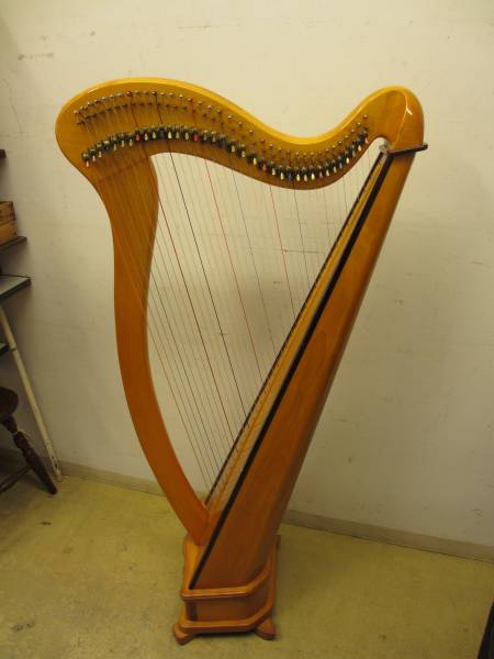 中古 青山ハープ 140D 36弦 AOYAMA (1) 36弦 - 青山ハープ 受け渡し 