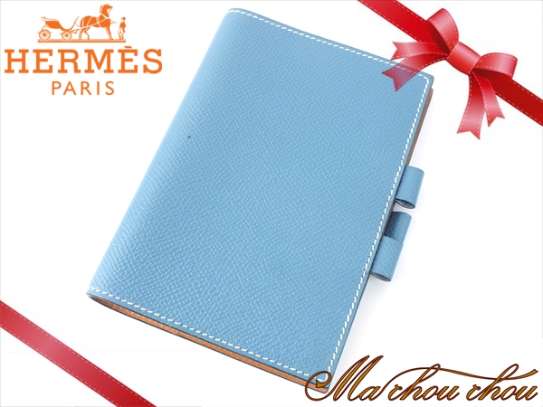 HERMES【エルメス】アジェンダPM☆メモ☆ブルージーン☆エプソン HERMES【エルメス】アジェンダPM☆メモ☆ブルージーン☆エプソン