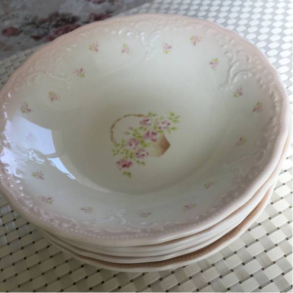 イマン ローズバスケット imane フルーツ皿 陶器 マニー ローズ