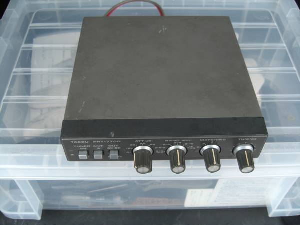 ヤエス 受信機 FRG-7700＋アンテナチューナー FRT-7700のセット FRT-7700 ヤエス FRG-7700 受信機とアンテナチューナー 受信用アンテナ