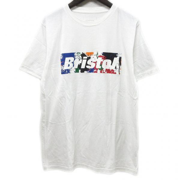 15AW FCRB SPLATTER BOX LOGO TEE L